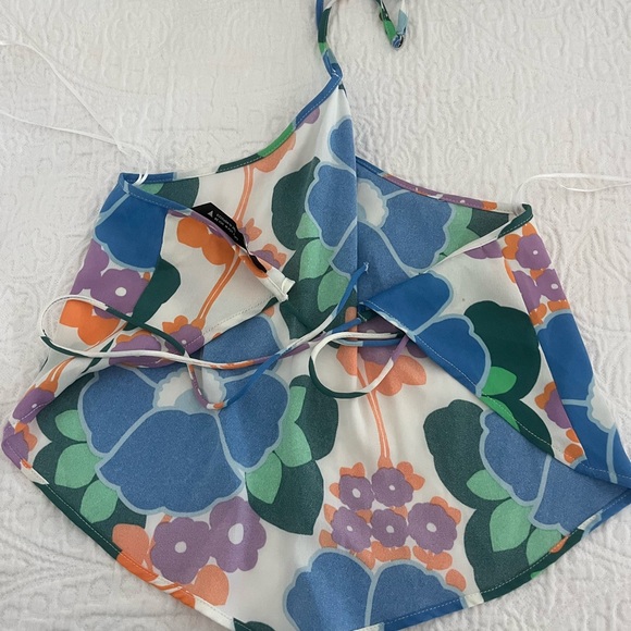 Zara print crop top - Picture 3 of 3